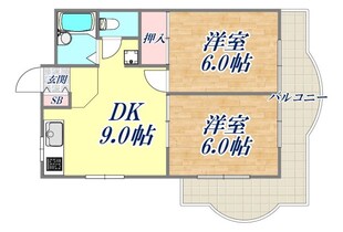 サンハイツの物件間取画像